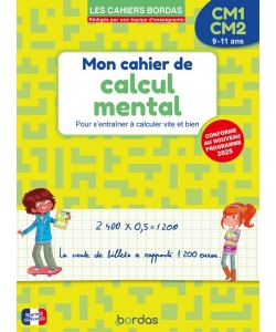 Mon Cahier De Calcul Mental Cm1-Cm2