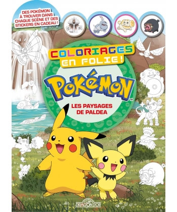 Pokemon - Coloriages En Folie ! - Les Paysages De Paldea