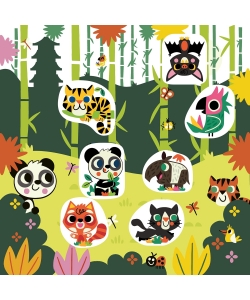 Stickers Epais - La Jungle