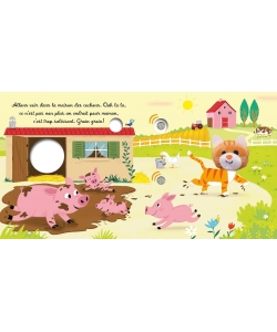 Livre Marionnette Sonore - Petit Chat A La Ferme