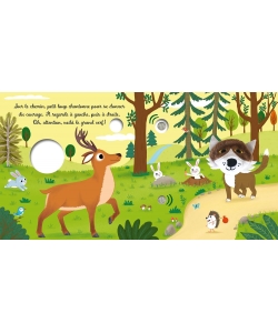 Livre Marionnette Sonore - Petit Loup Dans La Foret