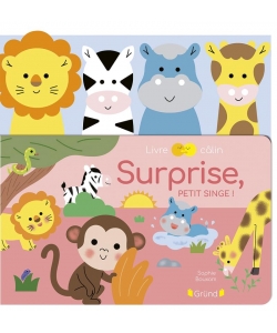 Surprise, Petit Singe ! +4 Marionnettes A Doigts