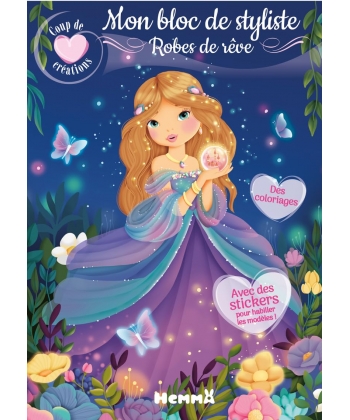 Coup De Coeur Creations - Mon Bloc De Styliste - Robes De Reve +Stickers