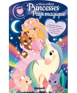 Coup De Coeur Creations - Mon Coffret Princesses - Pays Magique - Avec Des Stickers ! De Jolies Prin