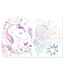 Licornes - Mes Coloriages Scintillants Avec Des Contours Pailletes A Toutes Les Pages !