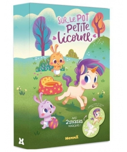 Coffret Sur Le Pot Petite Licorne ! - Avec 2 Stickers Magiques !