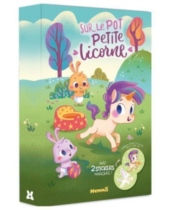 Coffret Sur Le Pot Petite Licorne ! - Avec 2 Stickers Magiques !