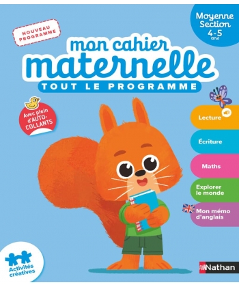 Mon Cahier Maternelle Moyenne Section 4-5 Ans