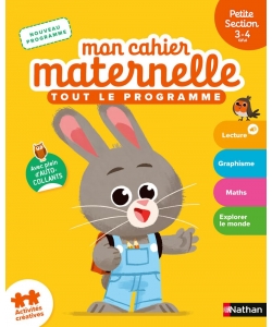 Mon Cahier Maternelle Petite Section 3-4 Ans