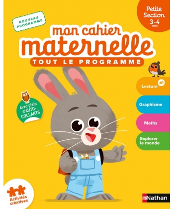 Mon Cahier Maternelle Petite Section 3-4 Ans