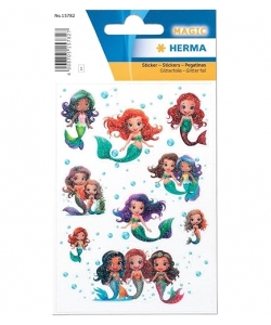 Mermaid Foil Glittery - Stickers Herma