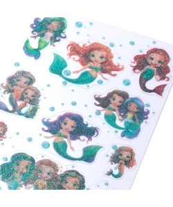 Mermaid Foil Glittery - Stickers Herma