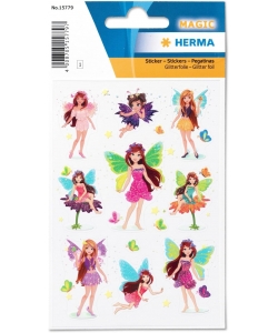 Fairies Foil Glittery - Stickers Herma