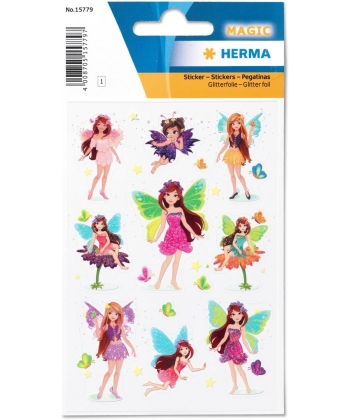 Fairies Foil Glittery - Stickers Herma