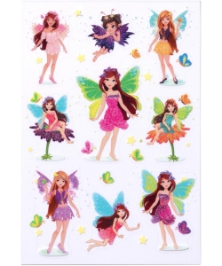 Fairies Foil Glittery - Stickers Herma