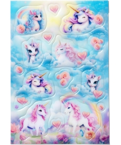 Happy Unicorn Transpuffy - Stickers Herma