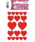Hearts Red - Sticker Herma