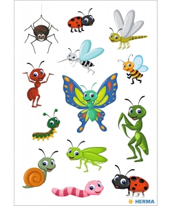 Sticker Decor Small Creepy Crawlies
