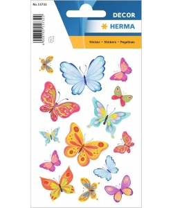 Sticker Decor Butterfly Time Glittery