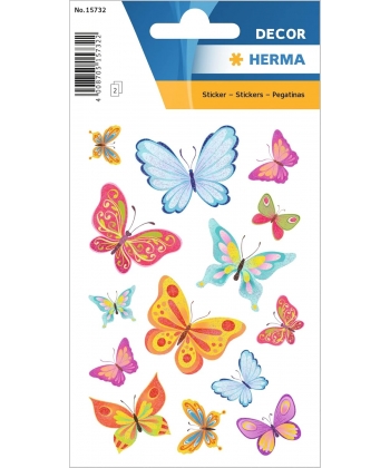 Sticker Decor Butterfly Time Glittery