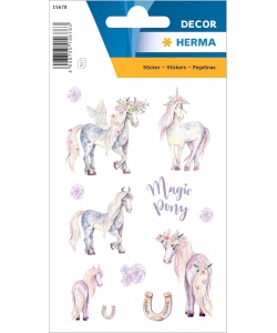 Sticker Decor Magic Pony Glittery