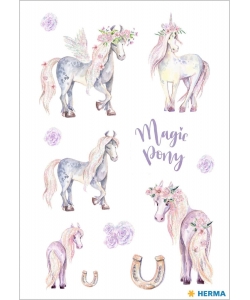 Sticker Decor Magic Pony Glittery