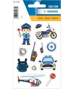 Sticker Decor Police