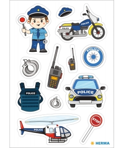 Sticker Decor Police