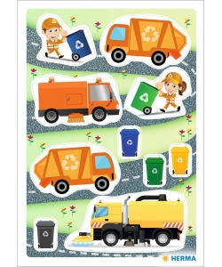 Sticker Decor Rubbish Man