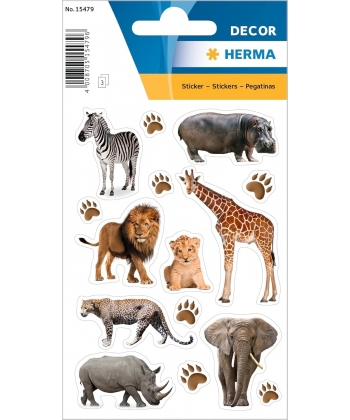 Sticker Decor Africa Animals