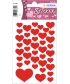 Small Hearts Red - Sticker Herma