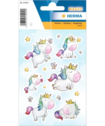 Sticker Decor Baby Unicorn Glittery