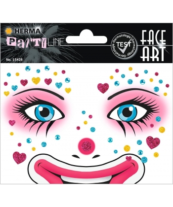Face Art Decor Clown Annie