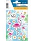Flamingo Party Time Glittery - Sticker Herma