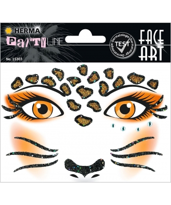 Face Art Decor Leopard
