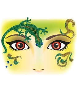 Gecko - Face Art Herma