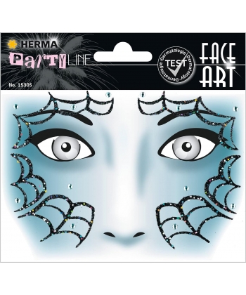 Face Art Decor Spider