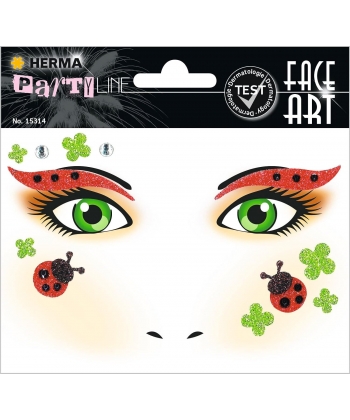 Face Art Decor Lady Bug