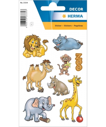 Sticker Decor Zoo Animals