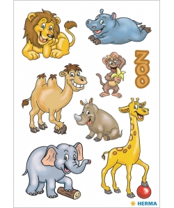 Sticker Decor Zoo Animals