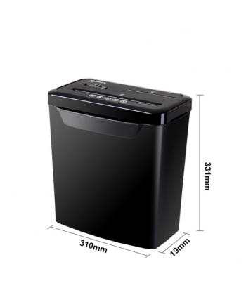 Shredder Comix Soho 8Sheets 4X45Mm 13 Liters Cross Cut W/Cd Black S340-Co60