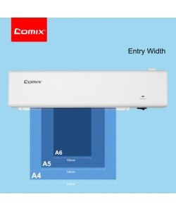 Laminating Machine Comix A4 2 Rolls Grey F9099W