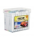 Marker Comix Double Tip Triangular 1-6Mm 60/Pack Zymk07-60