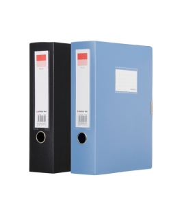 Storage Box Comix Pp A4 75Mm Hook And Loop Black A1250