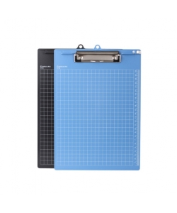 Clipboard Comix A4 Metal Clip W/Ruler Black A724