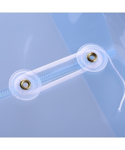 File Envelope Comix Pp A4 Vertical W/String Transparent F118