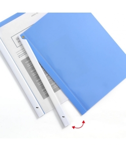 Clip File Comix Pp A4 Clamp File Long Clip Blue Qw324A