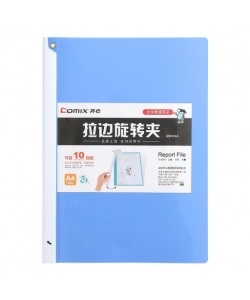 Clip File Comix Pp A4 Clamp File Long Clip Blue Qw324A