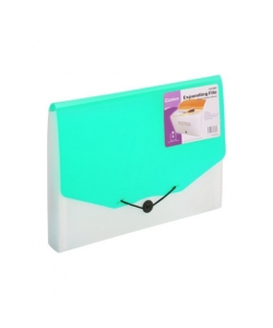 Expanding File Comix Pp F/C 12 Pockets W/Elastic Assorted A1347