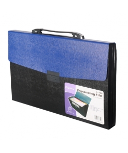 Expanding File Comix Pp F/C 13 Pockets W/Handle Assorted A1349